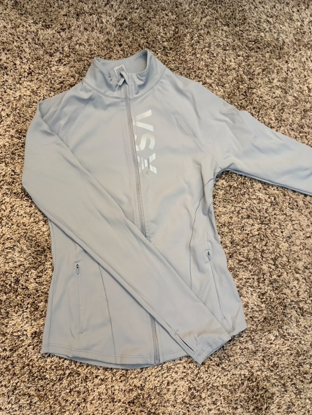 VSX Sport Elevate Full-Zip Jacket Gray XS | NWOT - Sterling Silver - Picture 3 of 8